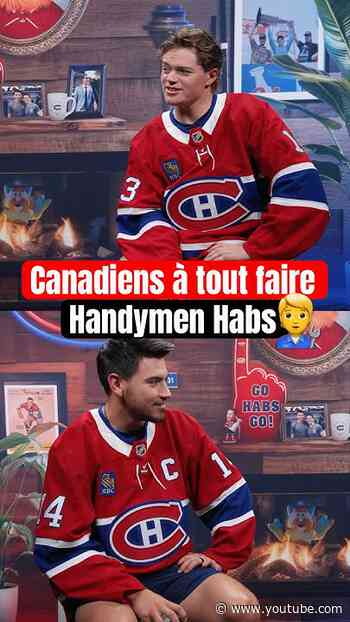 What handyman tasks can Habs players do? #Shorts #Handyman