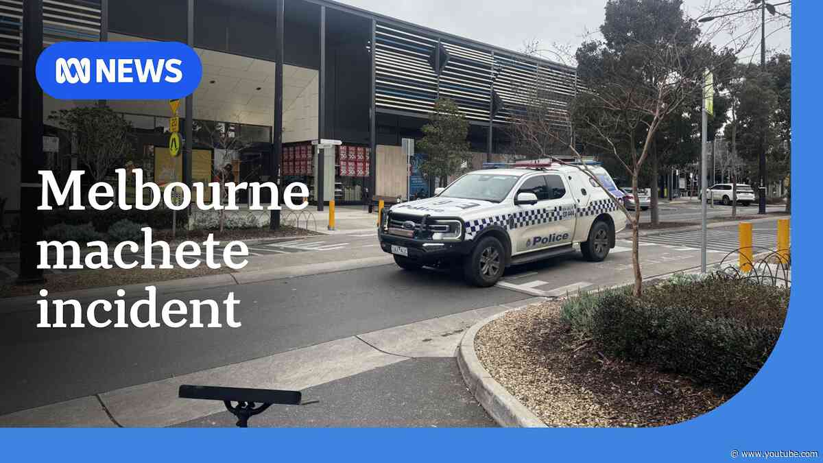 Police investigate machete-wielding men at Craigieburn shopping centre | ABC NEWS