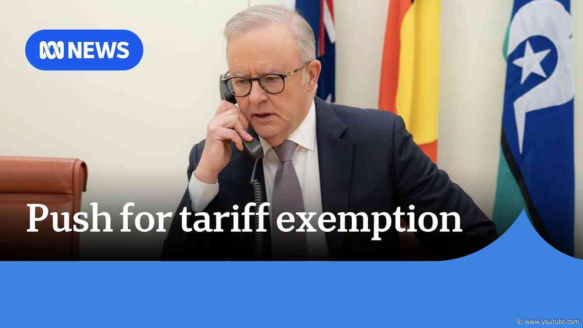 Albanese asks Trump for tariff exemption in ‘productive’ phone call | ABC NEWS