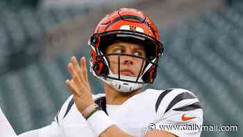 Hysterical Bengals fans declare star QB Joe Burrow 'is not going to make it' to the new NFL season after disaster strikes preseason game