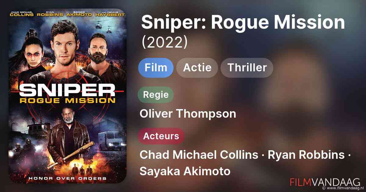 Sniper: Rogue Mission [22:55, RTL7, IMDb: 4.7]