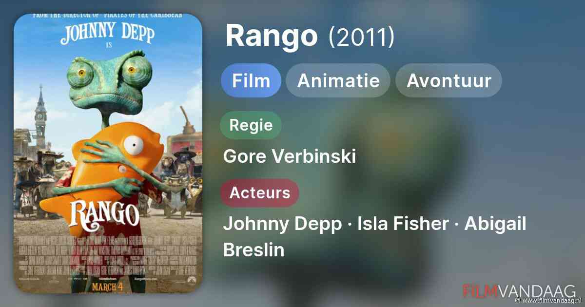 Rango [21:00, Comedy Central, IMDb: 7.3]