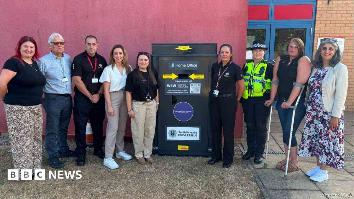 Mum welcomes knife bin after son's murder