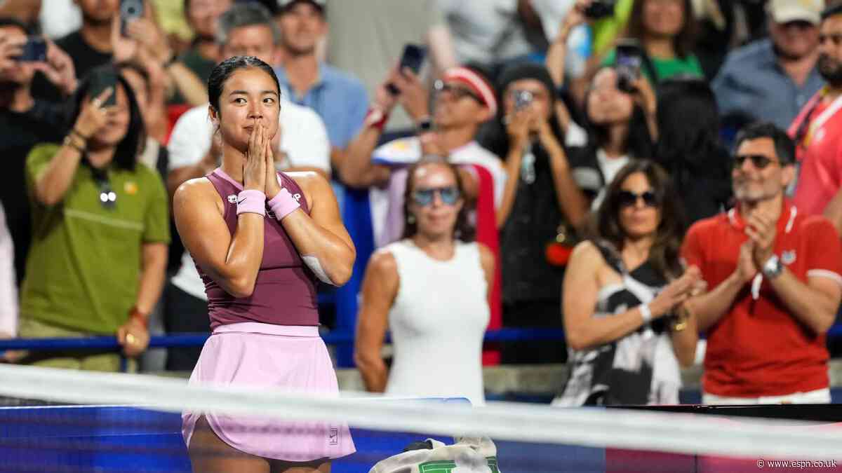 Eala's Cincinnati draw final test before US Open