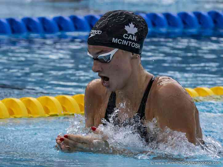 Pan Pacific Championships, Night Two Finals: Summer McIntosh Extends Long Winning Streak in 400 IM With 10th-Best Time Ever