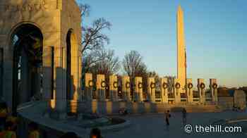 Interior investigating vandalism at WWII Memorial