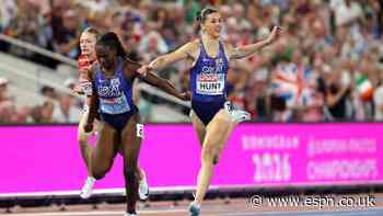 Hunt wins 200m gold, Asher-Smith bronze in B'ham