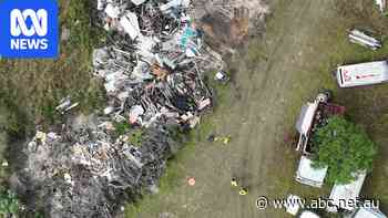 Asbestos in 320 tonnes of rubbish allegedly dumped near waterway