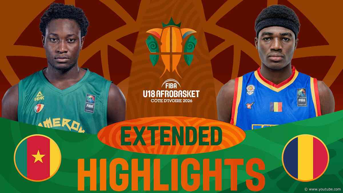 Cameroon 🇨🇲 v Chad 🇹🇩 | Extended Highlights | FIBA U18 AfroBasket 2026