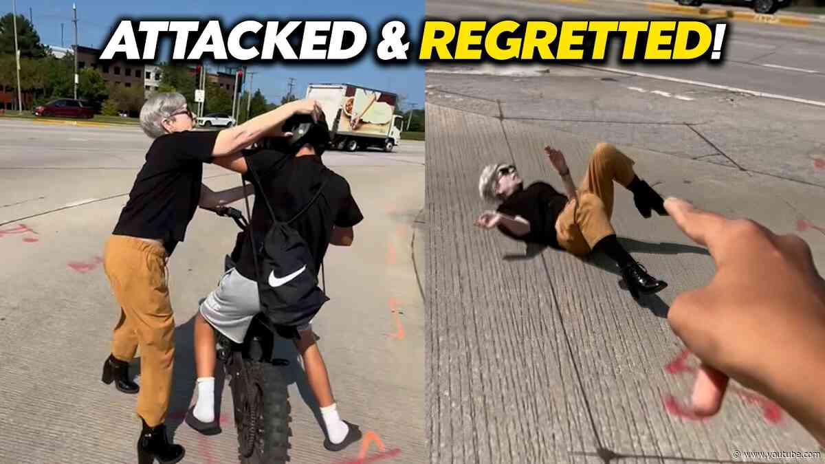 WHEN KARENS MESS WITH THE WRONG BIKERS | INSANE MOTORCYCLE MOMENTS & CRASHES #42