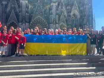 Ukrainische Kinder erholen sich im Rheinland vom Krieg