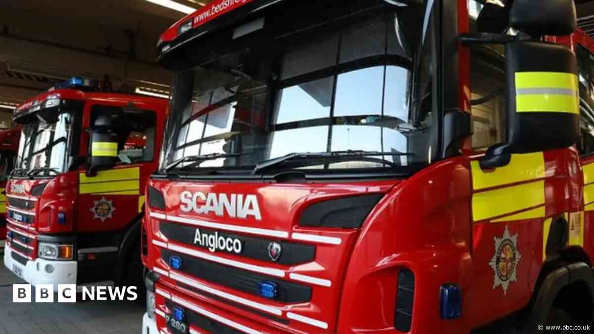Fire crews tackle roof blaze at community building