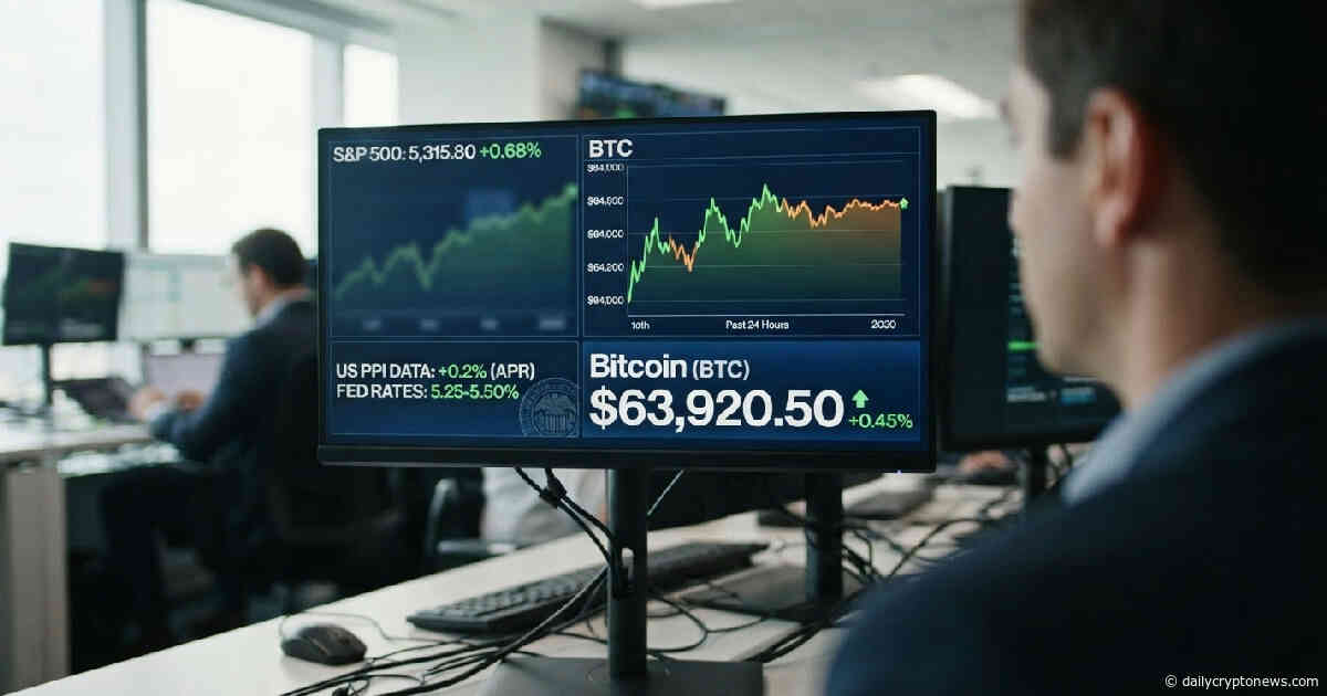 Bitcoin holds near $64,000 after cooling US inflation data calms rate hike fears