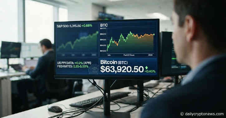 Bitcoin holds near $64,000 after cooling US inflation data calms rate hike fears