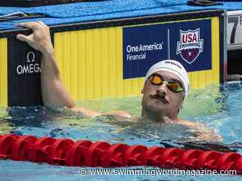 Pan Pacific Championships, Night Two Finals: Van Mathias .01 off AR in 100 Breast