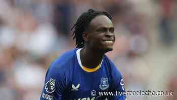 Tyrique George sets Everton first-team target after celebrating first Blues goal