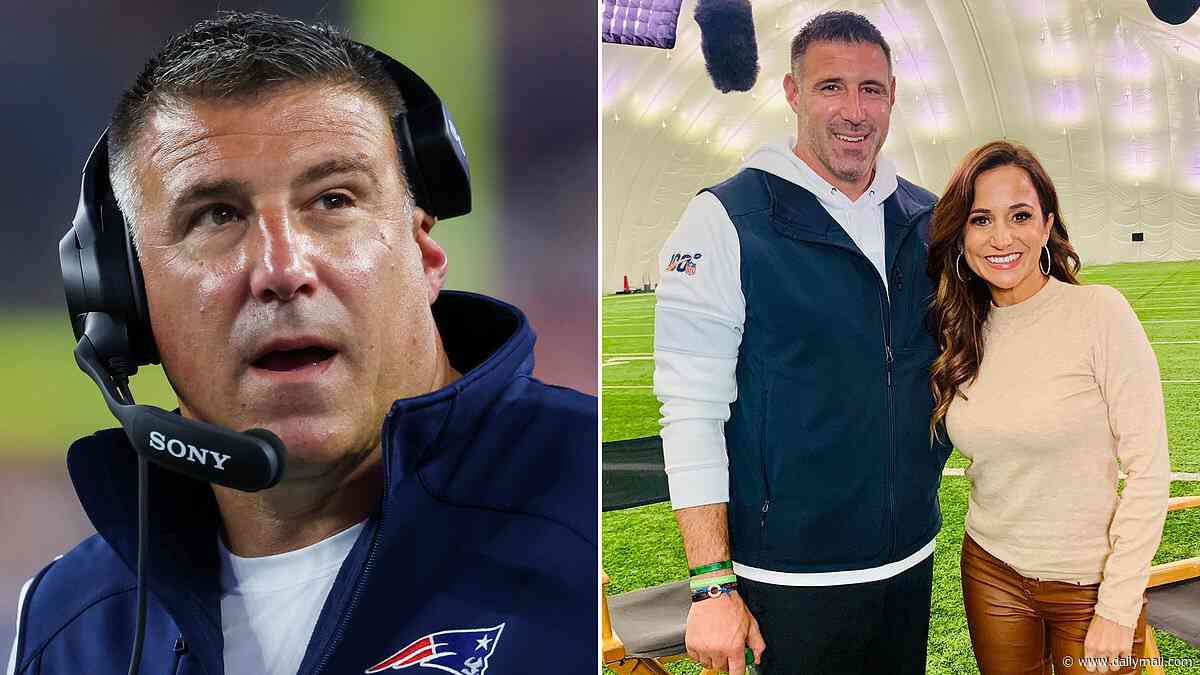 Mike Vrabel ruthlessly taunted about Dianna Russini scandal as his wild sideline antics go viral in first Patriots game since affair drama