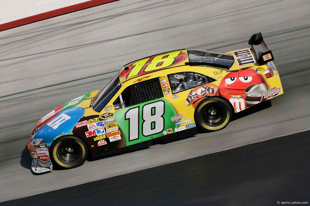 Kyle Busch's iconic M&M's paint scheme returns to NASCAR with Ty Gibbs for Bristol race