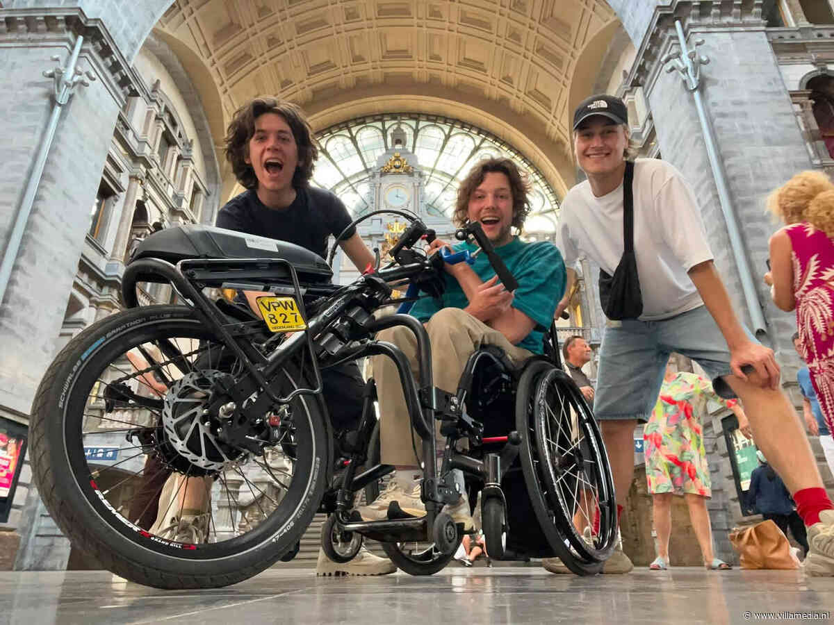 Handbike van Parool-columnist Daan Buringa gestolen