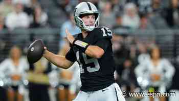 'Ascending' QB Mendoza throws TD pass in debut