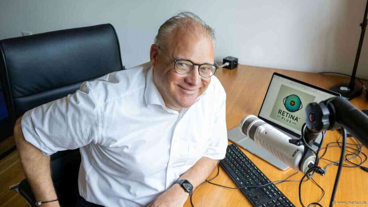 Retinitis pigmentosa: Holzkirchner sieht nur noch zwei Prozent – und will mit Podcast Mut machen