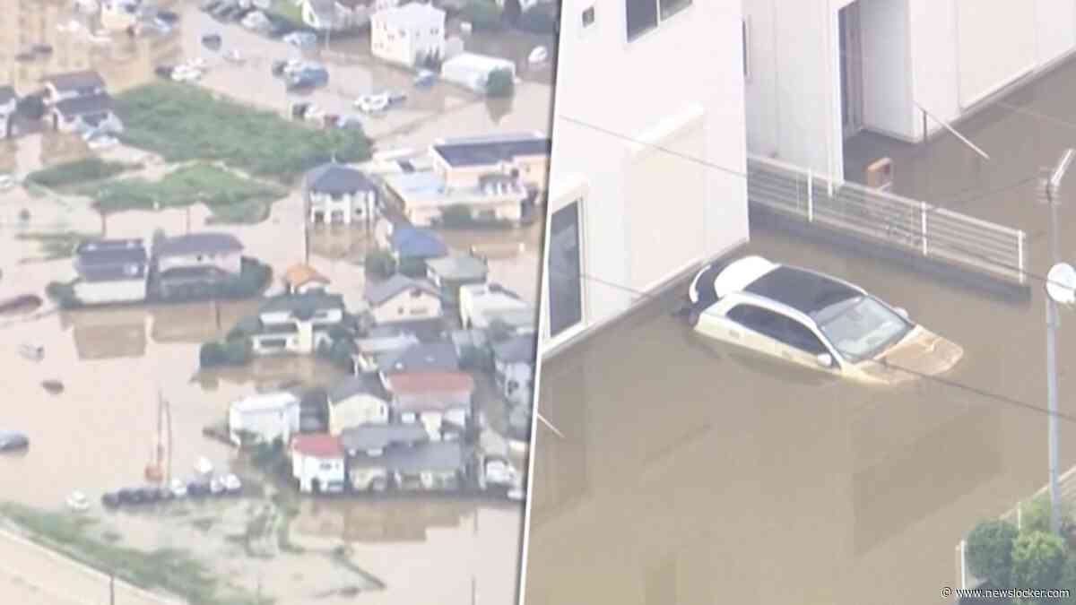 Recordhoeveelheid regen treft Japan: vier doden