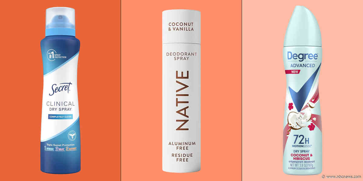 The best derm-approved spray deodorants in 2026