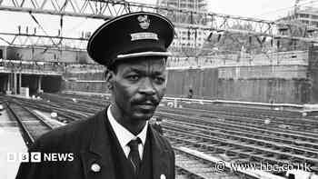 Rail guard who won 'whites only' job gets plaque
