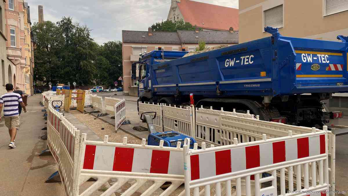 „Warum schon wieder eine wochenlange Baustelle?“ Anwohner in Augsburg sind genervt