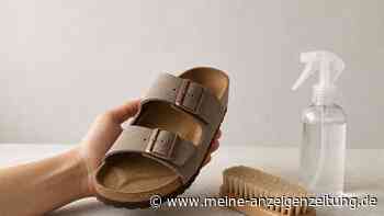 So wird das Fußbett von Sandalen wieder sauber – ein Trick sorgt für Aufsehen
