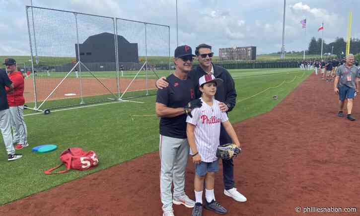 From early ‘catch’ memories to managing together, ‘Field of Dreams’ gives Phillies another chance to recognize fathers and sons