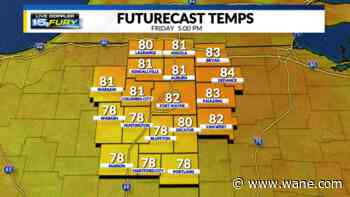 A wet, muggy weekend before Monday's big break