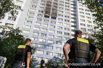 Residents jump from windows as fire spreads in Berlin high-rise building