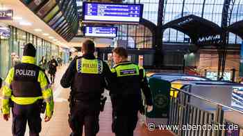 Mann trägt Machete durch Hamburger Hauptbahnhof und bedroht Polizisten