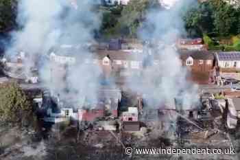 Woman arrested after suspected arson destroys five homes in Welsh town