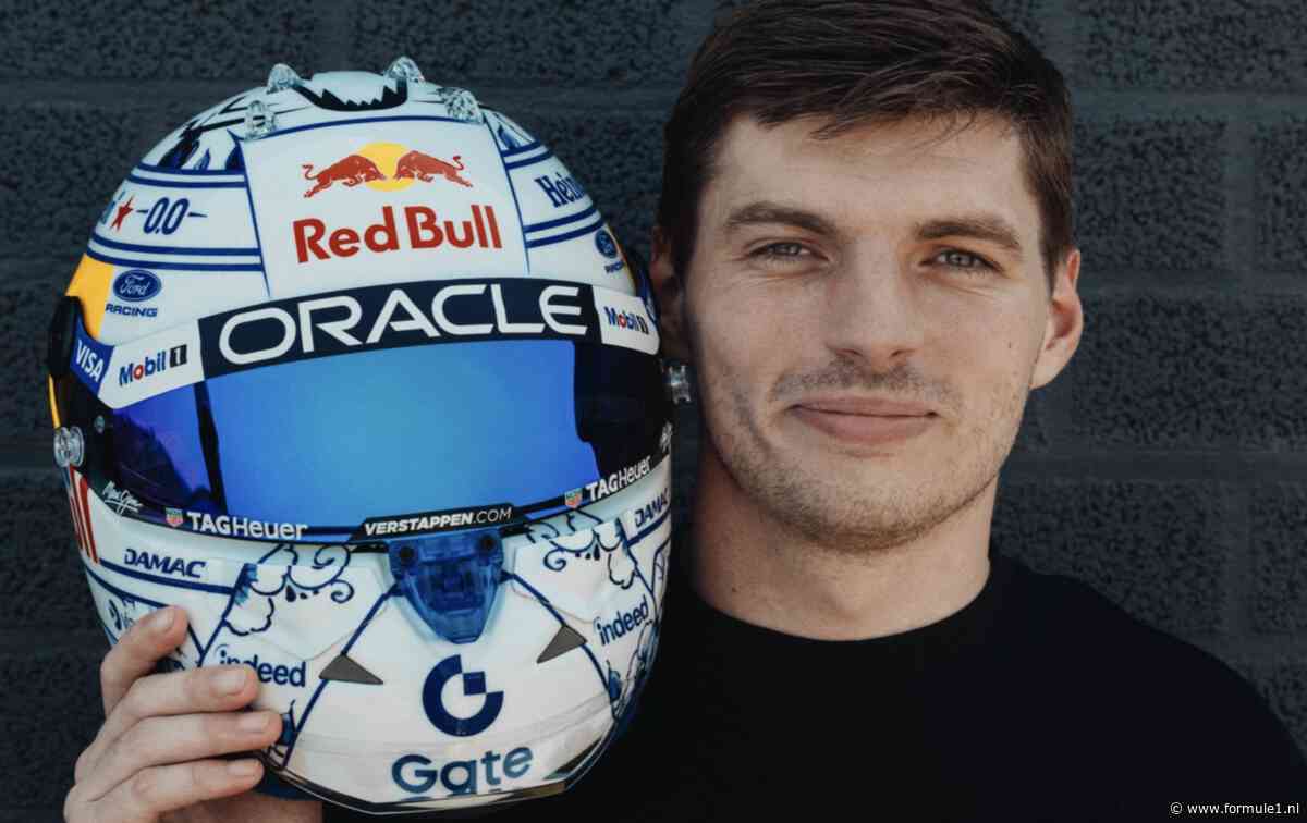 Max Verstappen rijdt met unieke helm tijdens laatste Dutch GP: ‘Dankjewel Zandvoort’