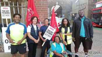 London bus drivers start 26 days of strike action over 'dangerously hot' working conditions as capital sees latest heatwave in record-breaking summer