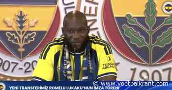 OFFICIEEL: Romelu Lukaku tekent zijn contract bij Fenerbahçe