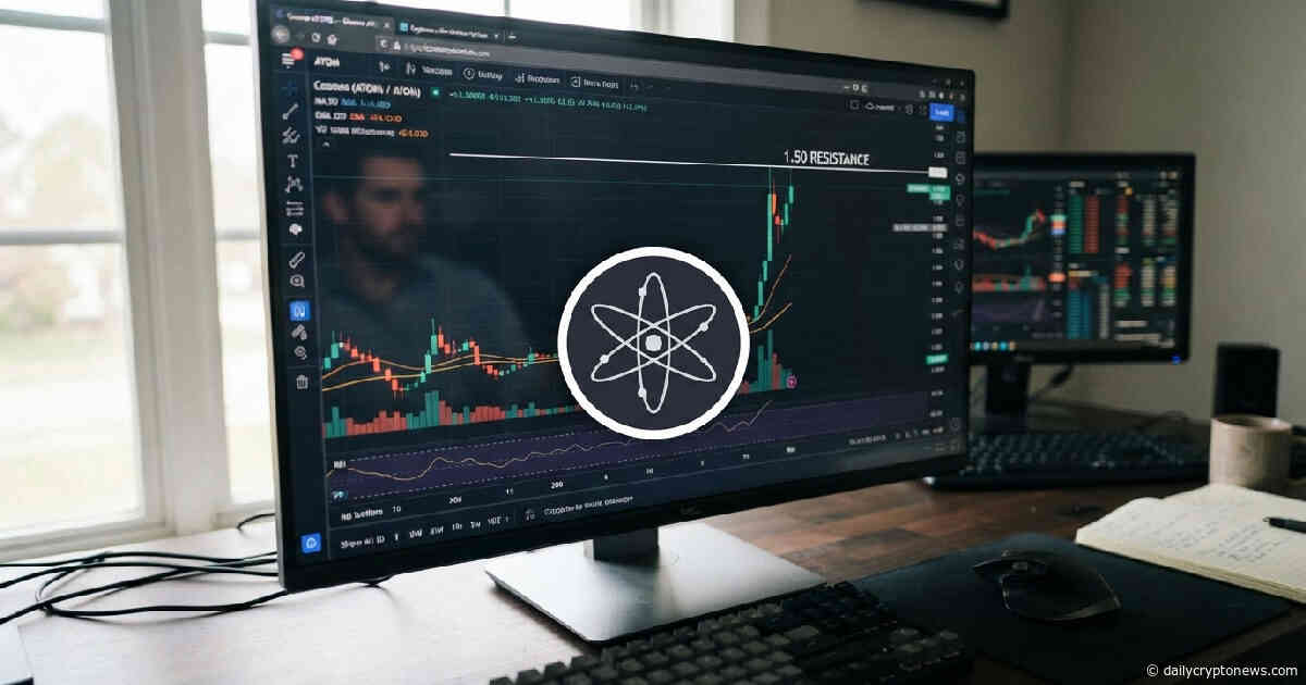 Cosmos ATOM tests $1.50 resistance amid short squeeze or bull trap debate