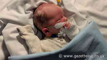 Newborn baby was 'working so hard to breathe and becoming grey' before being rushed to hospital