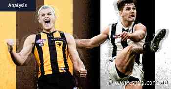 Two forwards, two mindsets: The contrasting philosophies driving the Hawks and Magpies