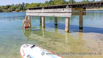 Wenig Wasser und dazu noch warm: Macht so das Baden in Augsburgs Seen und Kanälen noch Spaß?