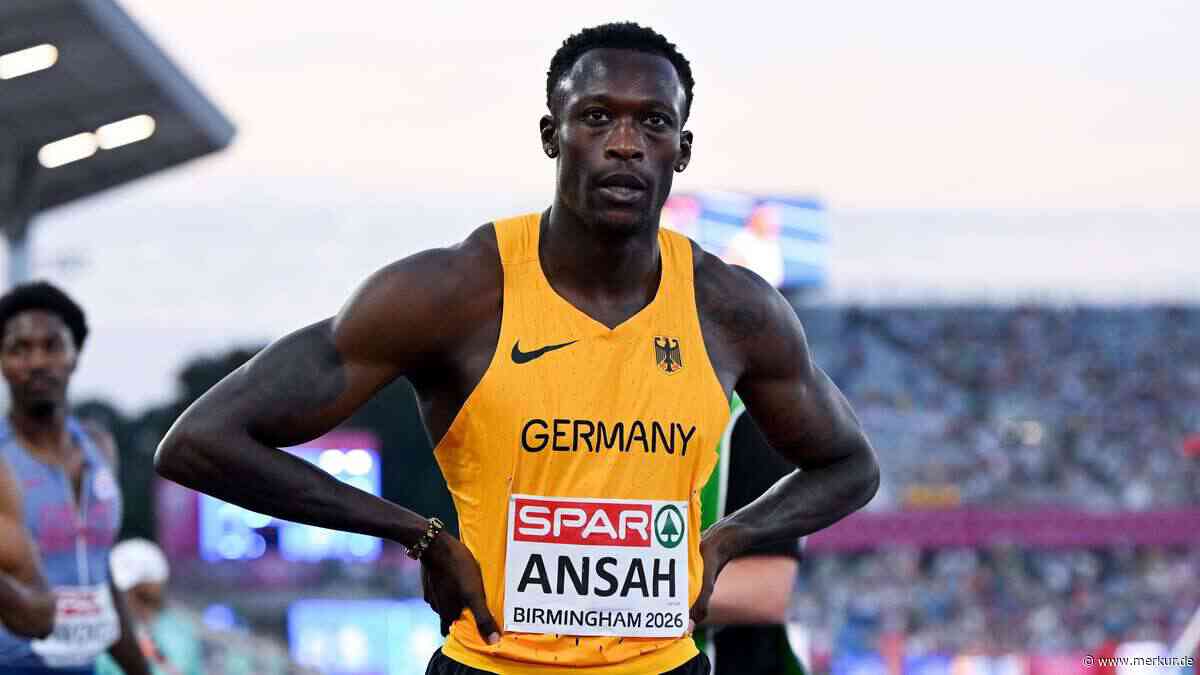 Ansah sprintet ins EM-Finale und „bricht“ dann ZDF-Interview ab
