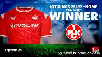 Kaiserslautern crowned Bundesliga 2 Kit Kings for 2026/27!