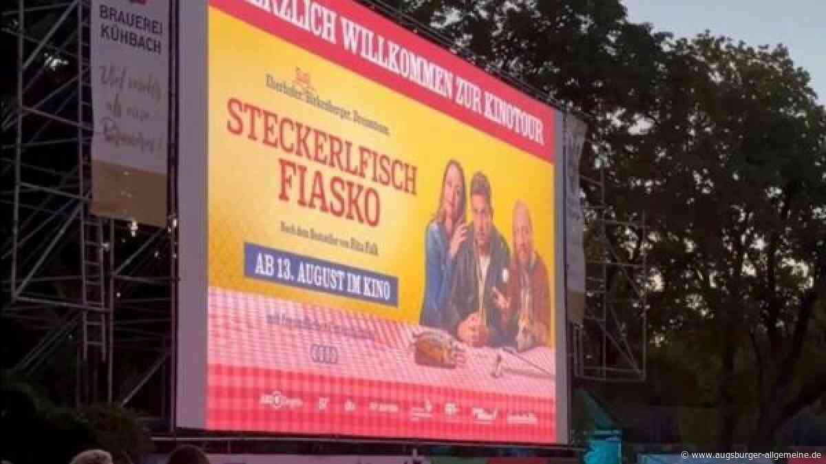 Eberhofer-Schauspieler in Augsburger Freiluftkino zu Gast