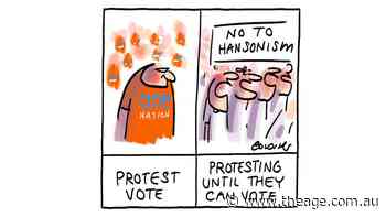 Students held a lesson in civic participation