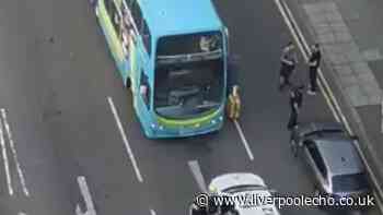 Woman arrested after 'disturbance' on bus in Liverpool city centre
