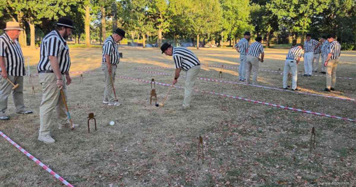 Croquetcompetitie en livemuziek in de Paterstuin in Roosendaal