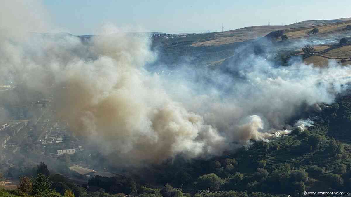 People evacuated from homes as crews battle huge wildfires across Wales - live updates