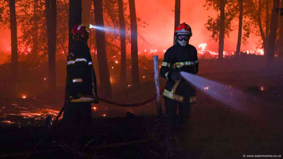 Tourists evacuated as wildfires spread in Greece, France, Croatia and Germany